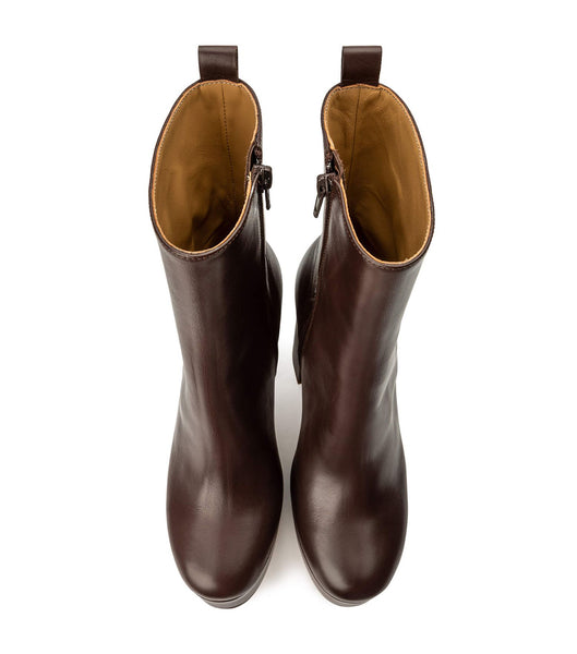 Botas Plataforma Tony Bianco Tyra Choc Como 12cm Chocolate | SECNY79680