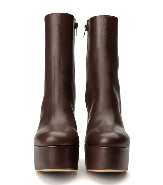 Botas Plataforma Tony Bianco Tyra Choc Como 12cm Chocolate | SECNY79680