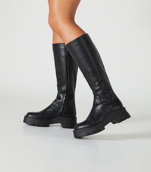 Botas de combate Tony Bianco Rage Black Turin 5.5cm Negras | UECND86919