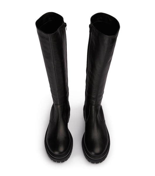 Botas de combate Tony Bianco Wanda Black Venice 4.5cm Negras | BECSO12966