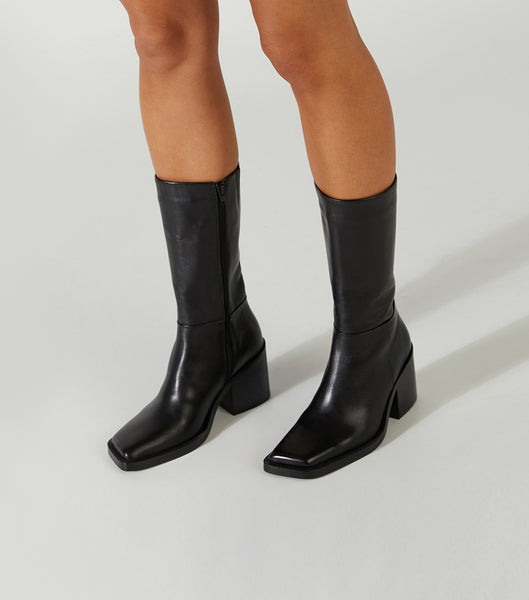 Botas de media pantorrilla Tony Bianco Prestige Black Como 8cm Negras | YECVQ34635