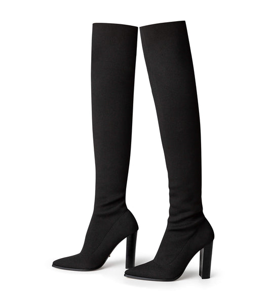 Botas elásticas Tony Bianco Lucca Black Sock Knit 10.3cm Negras | TECWZ66598