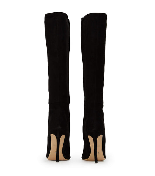 Botas hasta las rodillas Tony Bianco Apollo Black Suede 10.5cm Negras | ECICD19396