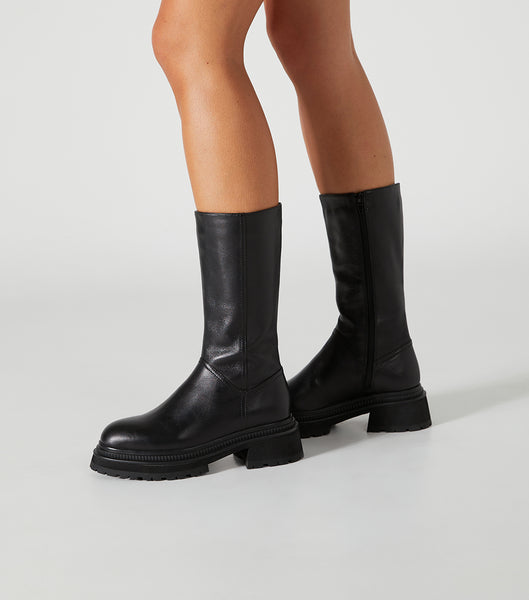 Botas hasta las rodillas Tony Bianco Hahn Black Como 5.5cm Negras | ECQCS16650