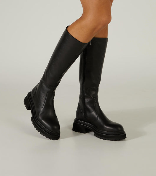 Botas hasta las rodillas Tony Bianco Hitch Black Venice 5.5cm Negras | ECJKU68355