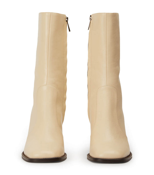 Botines Tony Bianco Atlanta Ecru Venice 8.5cm Blancas | BECSO56924