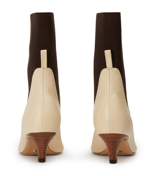 Botines Tony Bianco Verona Ecru Venice 5cm Blancas | QECUV84144