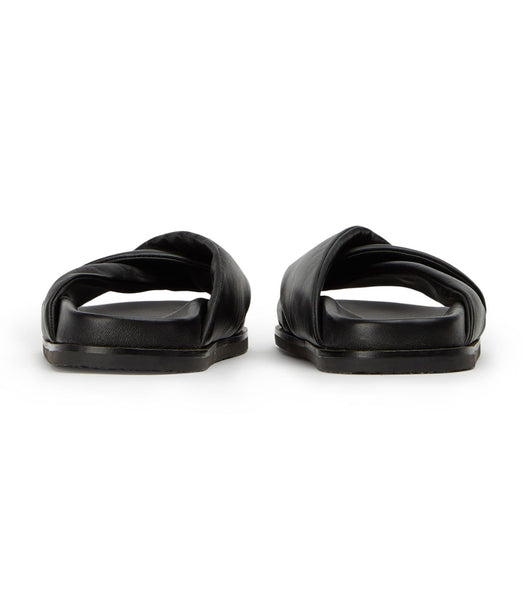 Chanclas Tony Bianco Lora Black Nappa 1.5cm Negras | AECWC20524