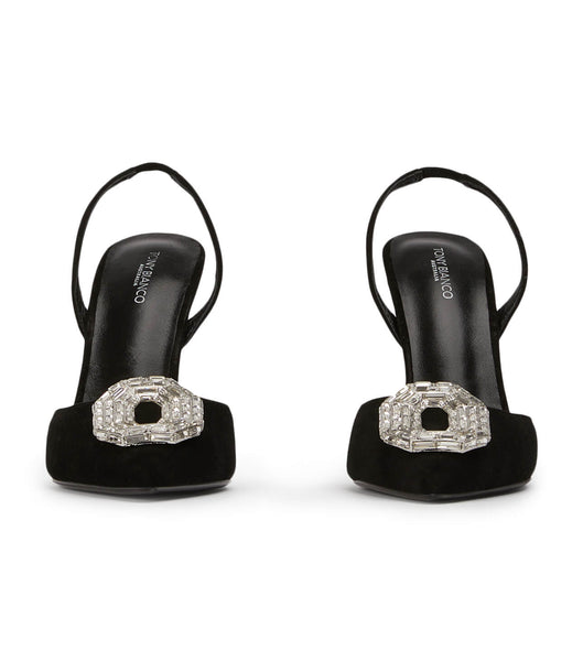 Court Shoes Tony Bianco Arma Black Suede 10.5cm Negras | ECEAH84561