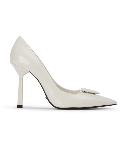Court Shoes Tony Bianco Gema White Hi Shine 10cm Blancas | ZECMJ55242