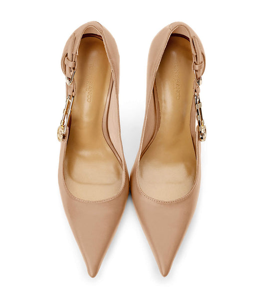 Court Shoes Tony Bianco Glow Skin Capretto 11cm Arena | QECUV15288