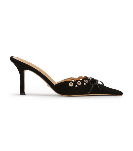 Court Shoes Tony Bianco Shae Black Suede 8cm Negras | ECZDE48327