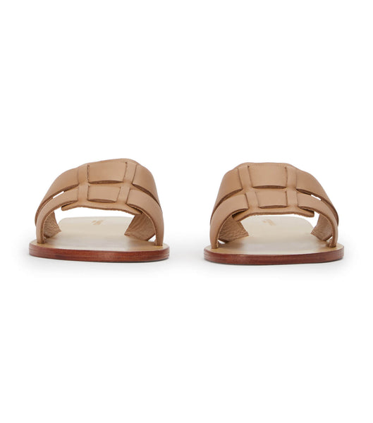 Flat Sandals Tony Bianco Force Camel 1cm Marrones | DECKV78248
