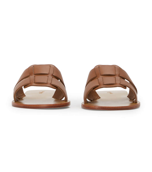 Flat Sandals Tony Bianco Force Tan 1cm Marrones | EECVG19796