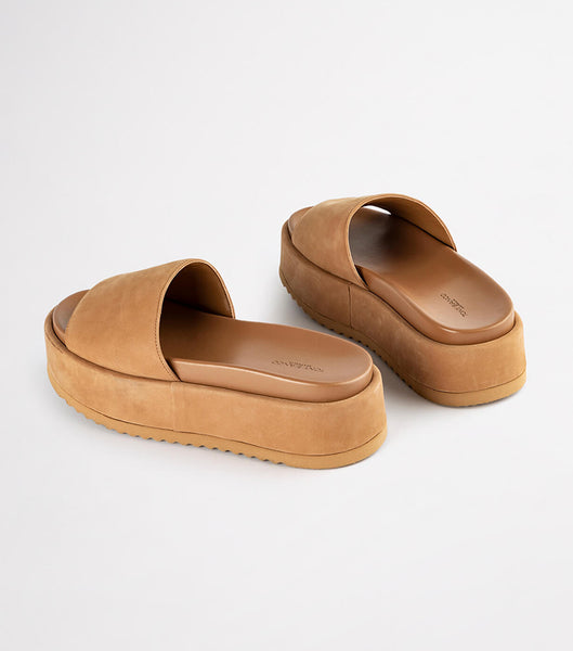 Flat Sandals Tony Bianco Rio Caramel Phoenix 6cm Rojas | ECEGJ26116