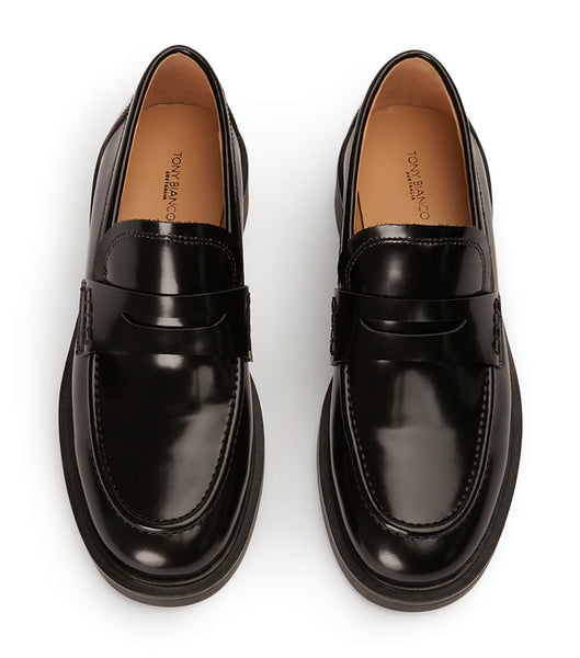 Loafers Tony Bianco Cherish Black Hi Shine 4.5cm Negras | ECCIF69332