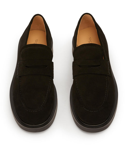 Loafers Tony Bianco Cherish Black Suede 4.5cm Negras | PECQX96326