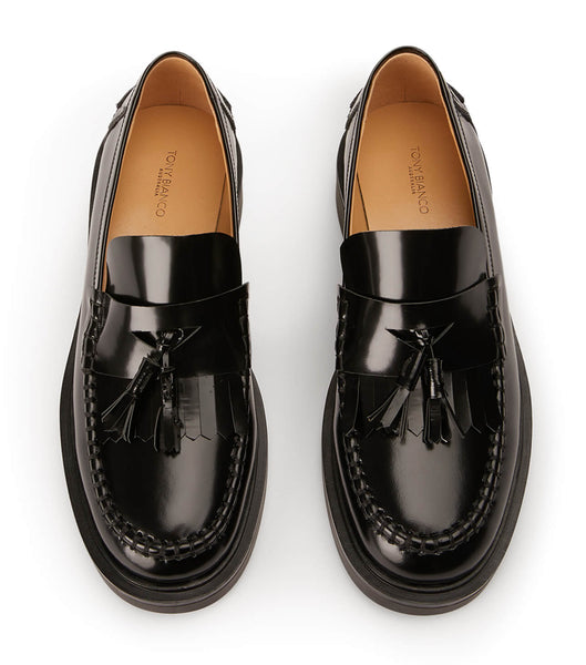 Loafers Tony Bianco Colt Black Hi Shine 4.5cm Negras | MECFT75967