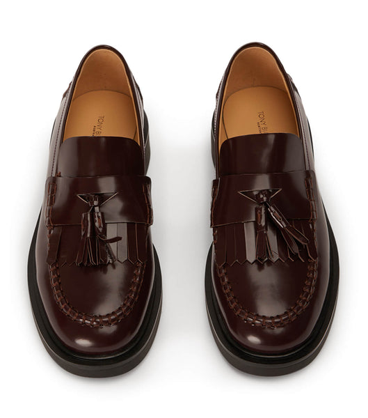 Loafers Tony Bianco Colt Vino Hi Shine 4.5cm Chocolate | AECDF13261