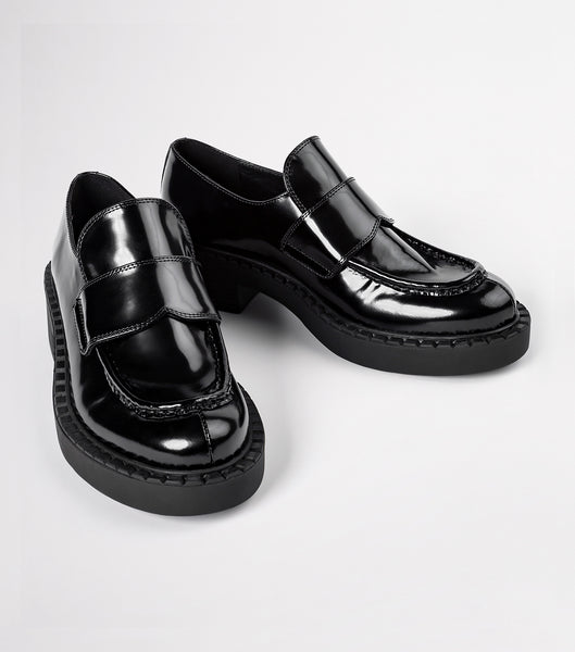 Loafers Tony Bianco Corvette Black Hi Shine 4.5cm Negras | ECJBT27749