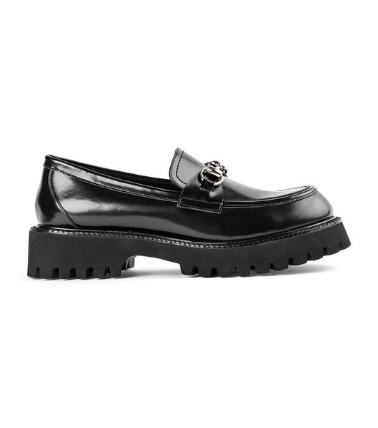 Loafers Tony Bianco Greer Black Hi Shine 4cm Negras | ECICD46530