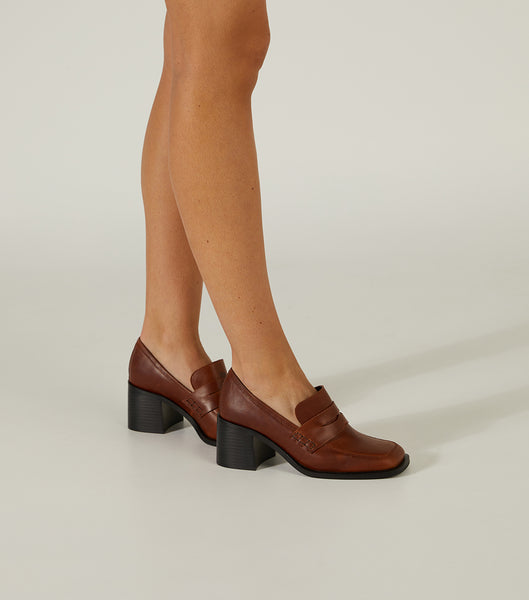 Loafers Tony Bianco Lomax Cognac 6.5cm Marrones | ECXMI71581