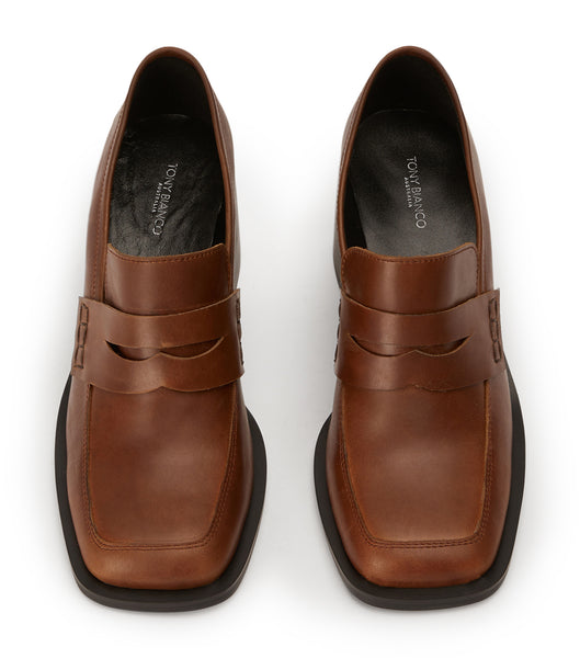 Loafers Tony Bianco Lomax Cognac 6.5cm Marrones | ECXMI71581