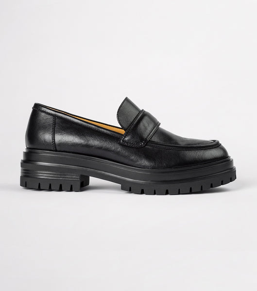 Loafers Tony Bianco Wiz Black Venice 4.5cm Negras | QECUV20463