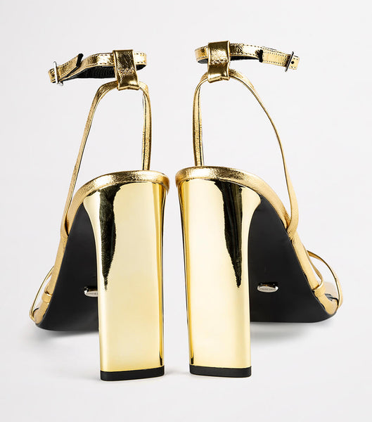 Tacones De Novia Tony Bianco Fiance Gold Foil 11cm Doradas | ECQCS83579