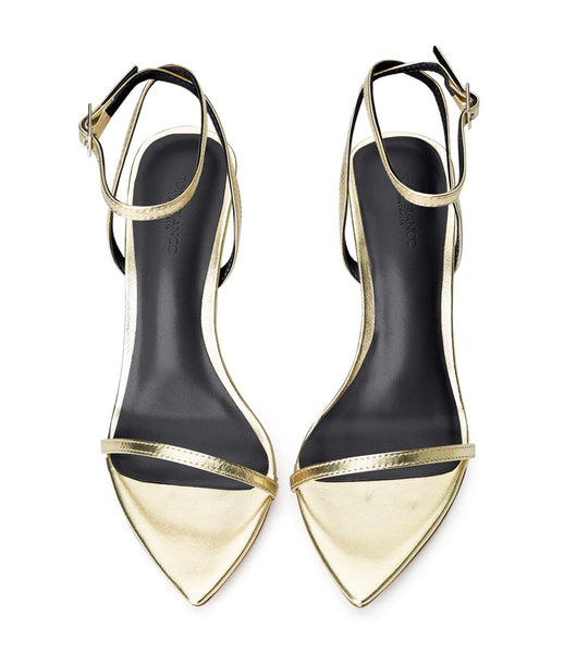 Tacones De Novia Tony Bianco Myra Gold Nappa Metallic 10.5cm Doradas Metal | FECHY82383