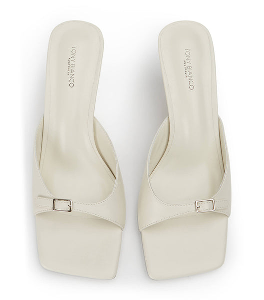 Tacones bajos Tony Bianco Asar Dove Nappa 6.5cm Blancas | ECXBR31430