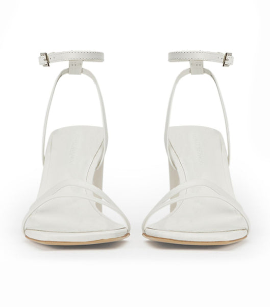 Tacones bajos Tony Bianco Corso Milk Capretto 8.5cm Blancas | LECTR23560