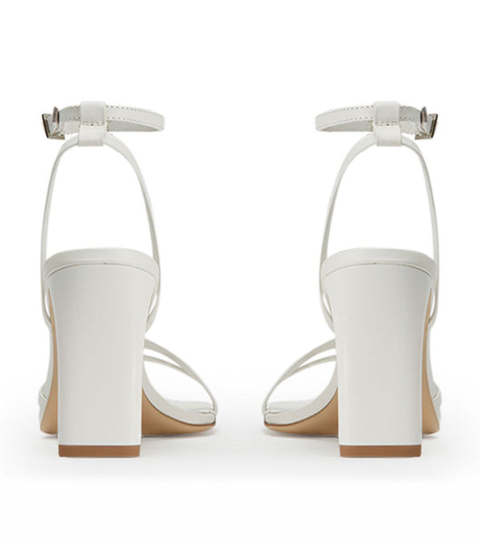 Tacones bajos Tony Bianco Corso Milk Capretto 8.5cm Blancas | LECTR23560