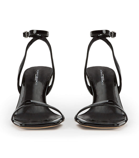 Tacones de aguja Tony Bianco Camelia Black Patent 8.5cm Negras | EECHC85172