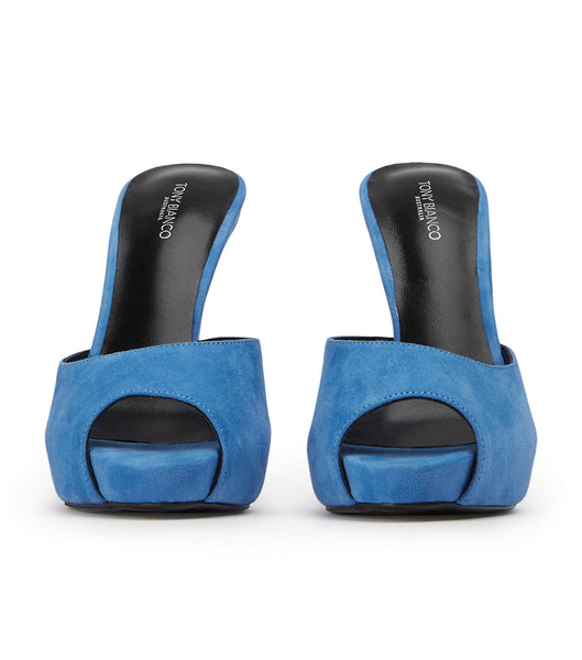 Tacones de aguja Tony Bianco Love Blue Suede 12cm Azules | ECZDE71854