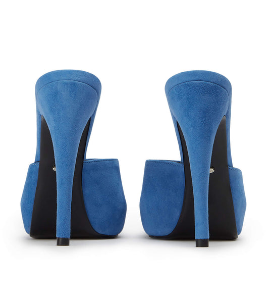 Tacones de aguja Tony Bianco Love Blue Suede 12cm Azules | ECZDE71854