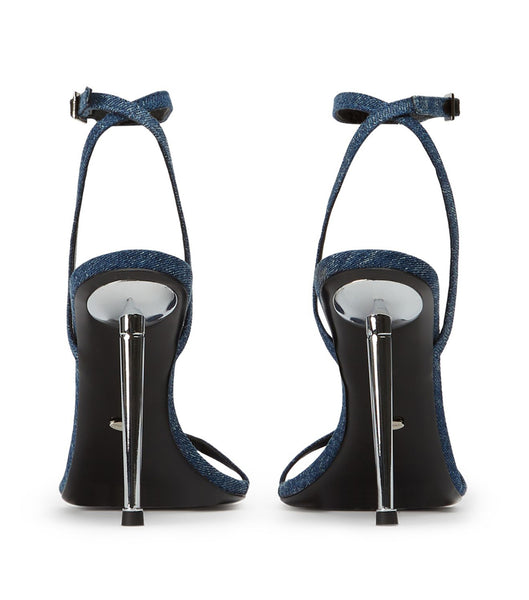 Tacones de aguja Tony Bianco Myra Blue Denim 10.5cm Azules | ZECMJ69311