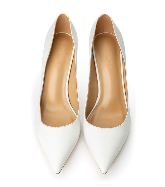 Tacones de evento Tony Bianco Anja Milk Capretto 10.5cm Blancas | EECHC84396