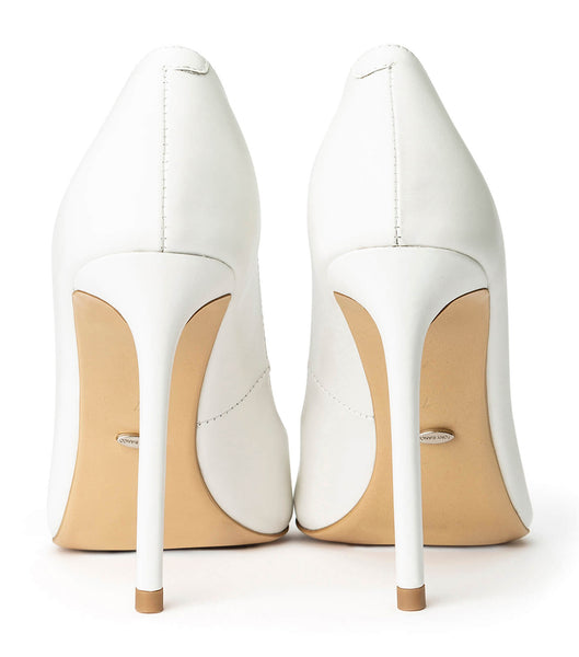 Tacones de evento Tony Bianco Anja Milk Capretto 10.5cm Blancas | EECHC84396