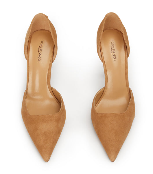 Tacones de evento Tony Bianco Gala Butterscotch Suede 10cm Beige | ECNZX67091