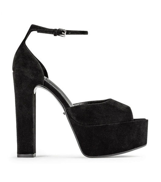 Tacones de evento Tony Bianco Jayze Black Suede 14cm Negras | ECXBR91526