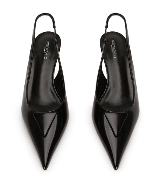 Tacones de evento Tony Bianco Kimmy Black Hi Shine 4.5cm Negras | DECKV92921