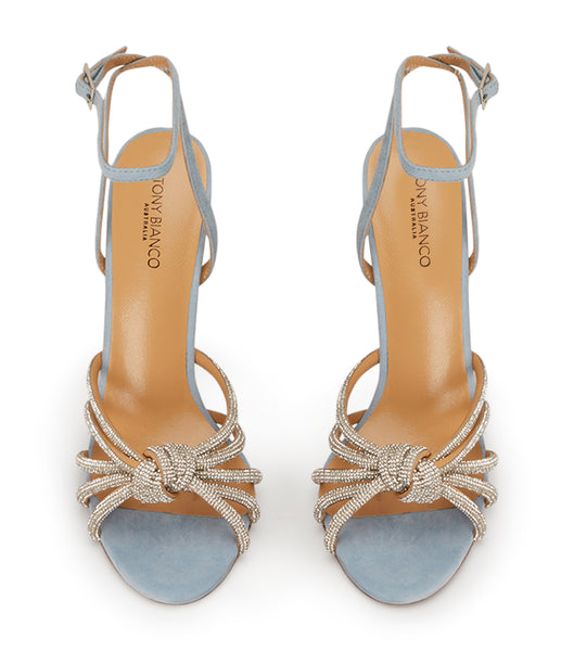 Tacones de evento Tony Bianco Kyla Sky Suede 11cm Azules | DECVO77673