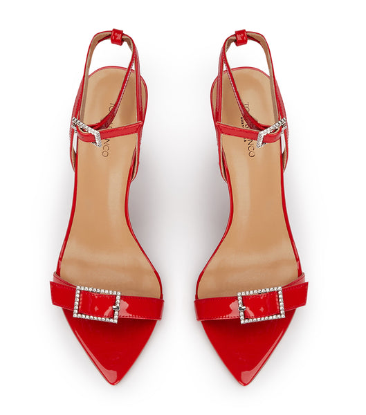 Tacones de evento Tony Bianco Mopsy Scarlet Patent 10.5cm Rojas Oscuro | ECEGJ45863
