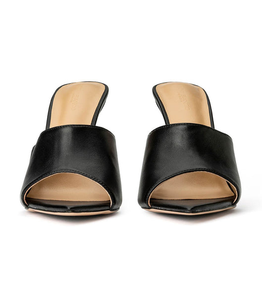 Tacones de evento Tony Bianco Mylo Black Nappa 10.5cm Negras | QECWA45026