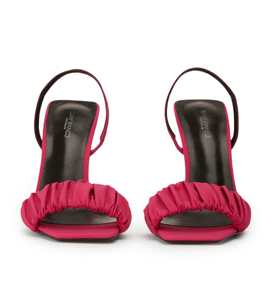 Tacones de evento Tony Bianco Nixon Persian Crepe 10.5cm Rojas | DECKV75202
