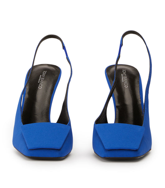 Tacones de evento Tony Bianco Rue Azure Crepe 10.5cm Azur | ECEAH14984