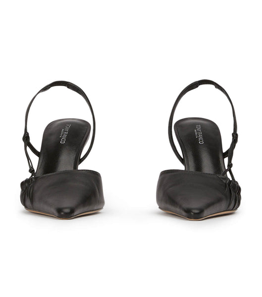 Tacones de evento Tony Bianco Sakai Black Nappa 8cm Negras | SECVO62005