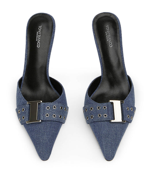 Tacones de evento Tony Bianco Samma Vintage Denim 8cm Azules | SECNY74029