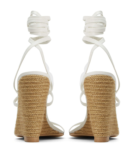 Wedges Tony Bianco Gabriella Milk Capretto 11cm Blancas | MECFT78567